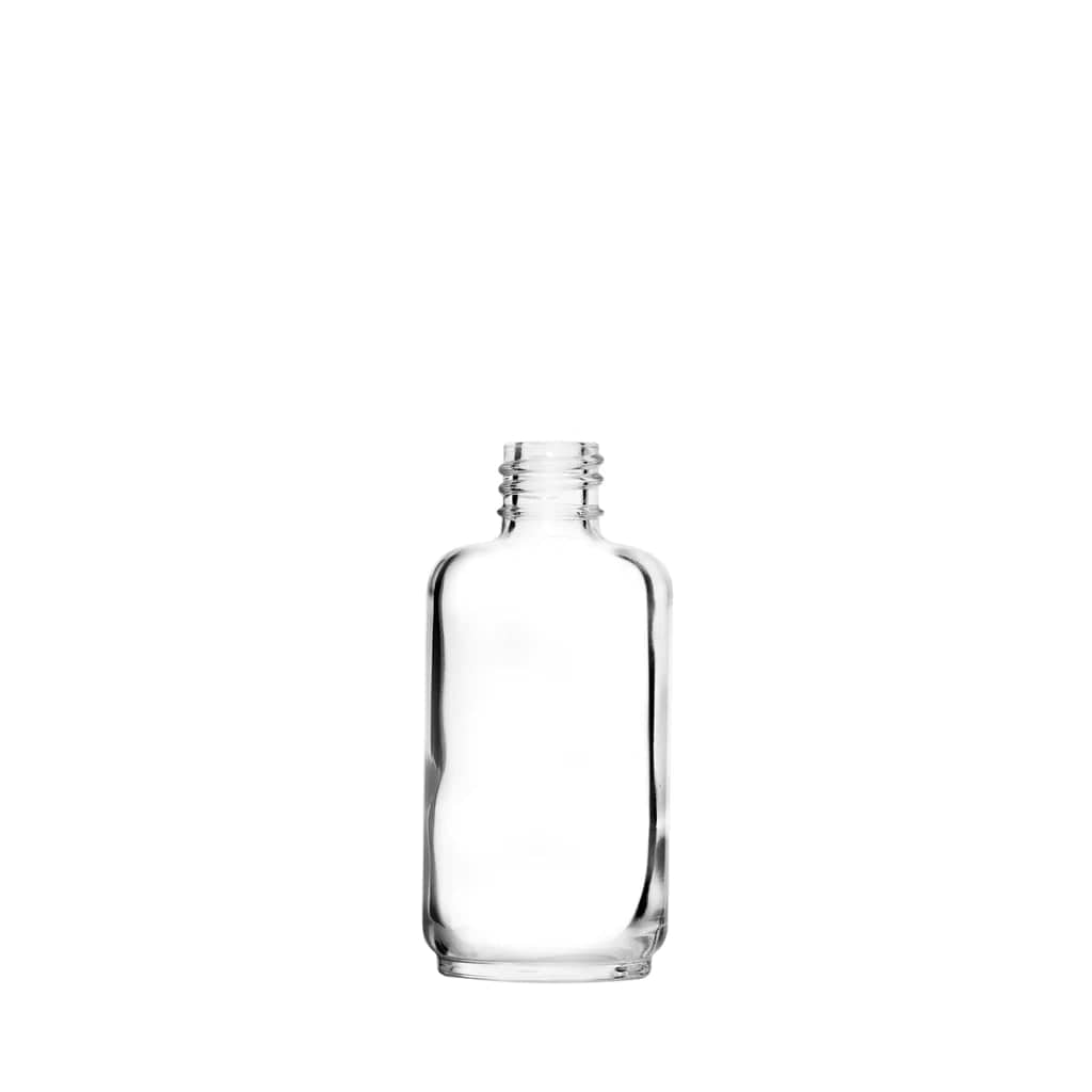 New High Glass Glass Bottle No Accessory - White / Case (96pcs) Daphne 50ml 18/415