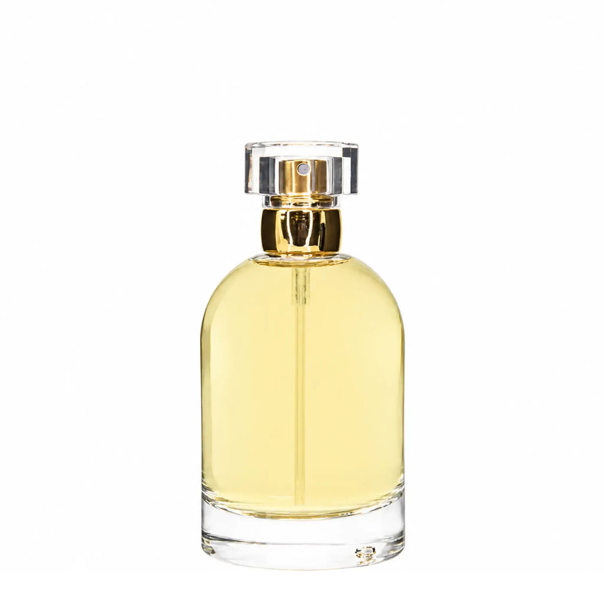 New High Glass Glass Bottle Orbit Surlyn Spray Pump - Shiny Gold / Case (60pcs) Begonia 100ml 15MM Surlyn Cap