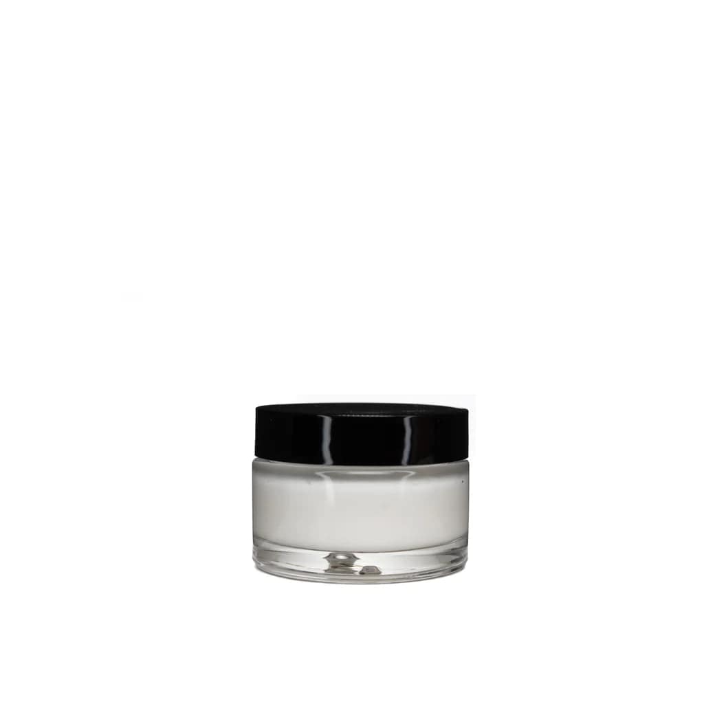 New High Glass Glass Jar Black Camellia Cap 58/400 / Case (120pcs) Camellia 50ml Jar 58/400