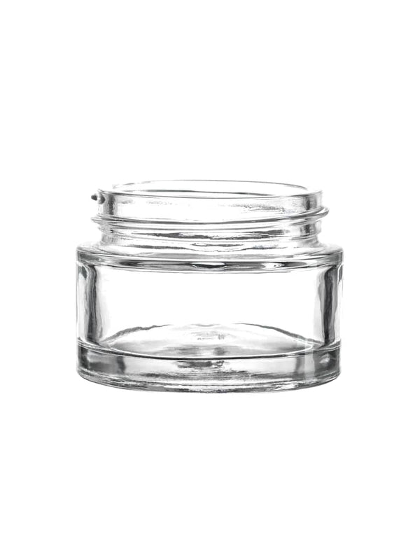 New High Glass Glass Jar Camellia 30ml Jar 48/400