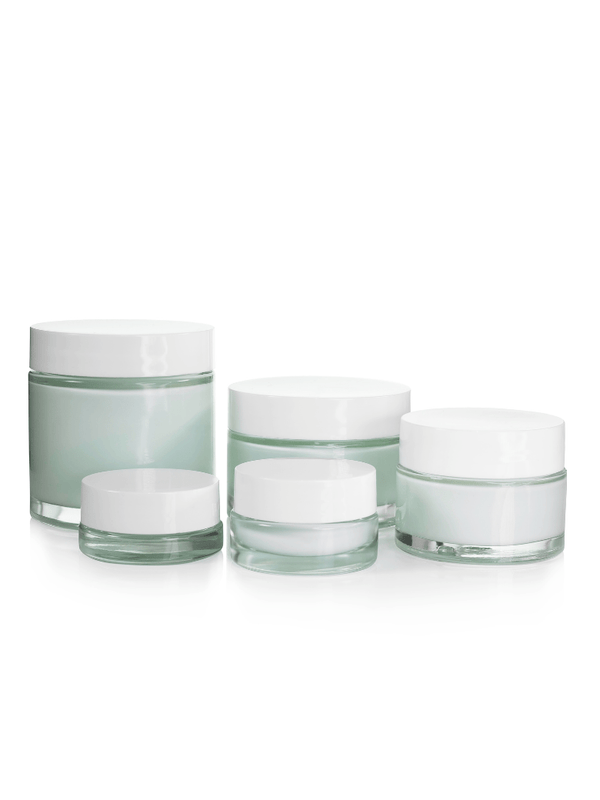 New High Glass Glass Jar Camellia Jars