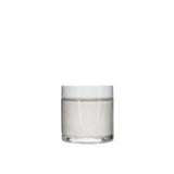 New High Glass Glass Jar White Camellia Cap 58/400 / Case (80pcs) Camellia 100ml Jar 58/400