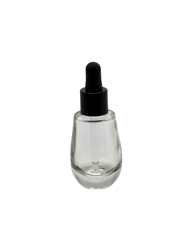 New High Glass ITALIA FLINT 30ML 18/415 WITH BLACK DROPPER - Units per case - 48