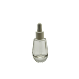 New High Glass ITALIA FLINT 30ML 18/415 WITH WHITE DROPPER - Units per case - 48