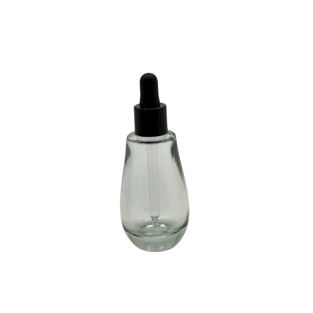 New High Glass ITALIA FLINT 50ML 18/415 WITH BLACK DROPPER - Units per case - 35