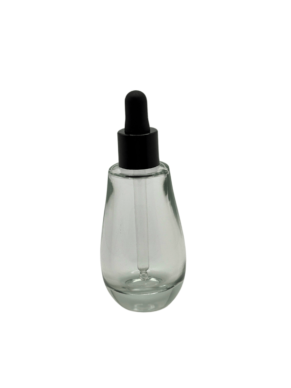 New High Glass ITALIA FLINT 50ML 18/415 WITH BLACK DROPPER - Units per case - 35