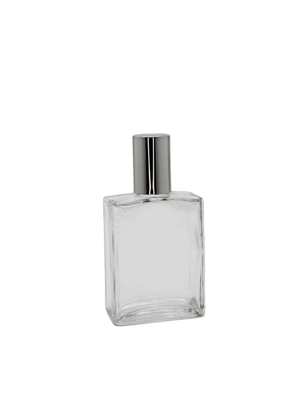 New High Glass META FLINT BOTTLE 2 OZ 13/415 WITH SHINY SILVER CAP - Units per Case - 63