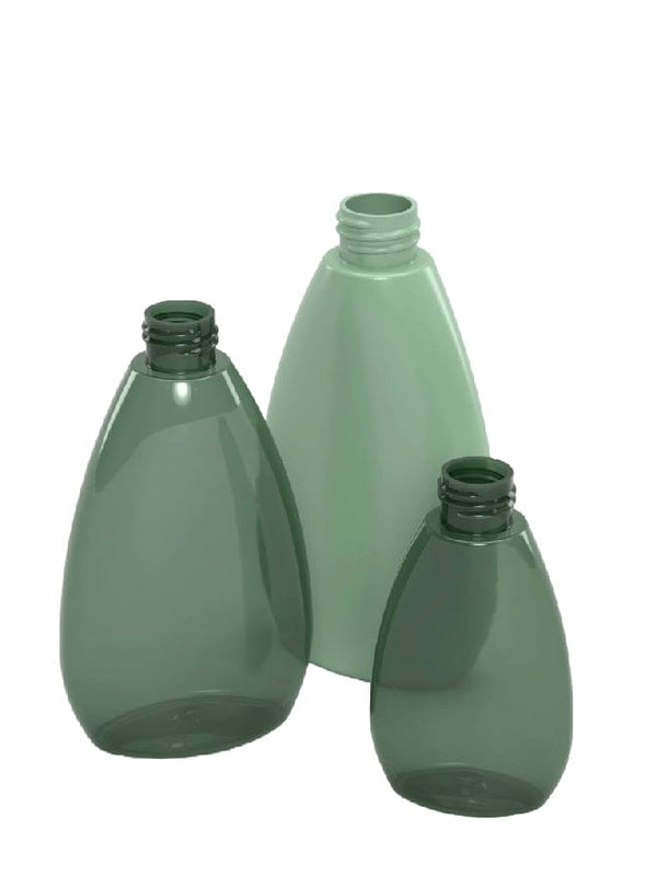 New High Glass Plastic bottle Clover