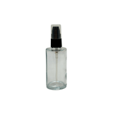 New High Glass SAGE FLINT BOTTLE 2 OZ 18/415 WITH BLACK FINE RIBBED TREATMENT PUMP W DC - Units per case - 126