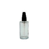 New High Glass SAGE FLINT BOTTLE 2 OZ 18/415 WITH BLACK FINE RIBBED TREATMENT PUMP W DC - Units per case - 126