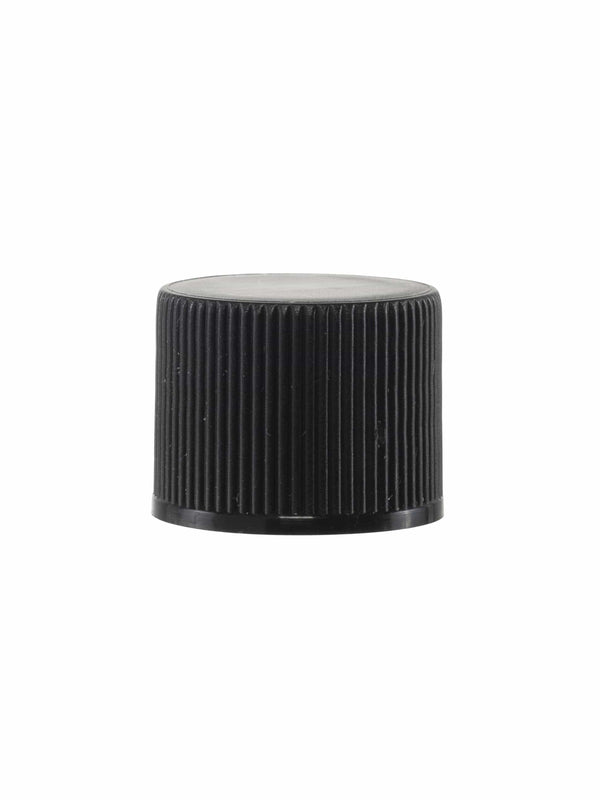 New High Glass cap 15/415 / Black Fine Ribbed Cap 15/415