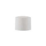 New High Glass cap 15/415 / White Fine Ribbed Cap 15/415