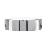 New High Glass cap 53/400 - Shiny Silver Metal Shiny Straight Cap