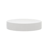 New High Glass cap 53/400 Smooth White Jar Caps