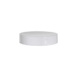 New High Glass cap 58/400 / White Camellia Jar Cap