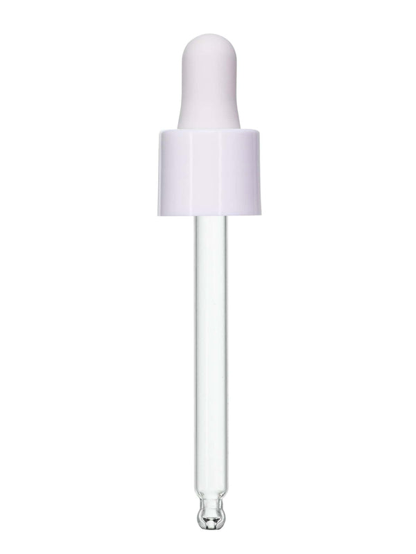 New High Glass Dropper 18/415 - 83mm / White Cervino 18/415 Dropper