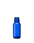 New High Glass Glass Bottle 1/2 oz - 18/400 Boston Round Cobalt Blue