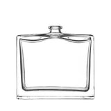 New High Glass Glass Bottle 100 ml - 15mm Seurat