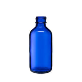 New High Glass Glass Bottle 2 oz - 20/400 Boston Round Cobalt Blue