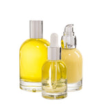 New High Glass Glass Bottle Begonia Skincare