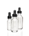 New High Glass Glass Bottle Boston Round Flint