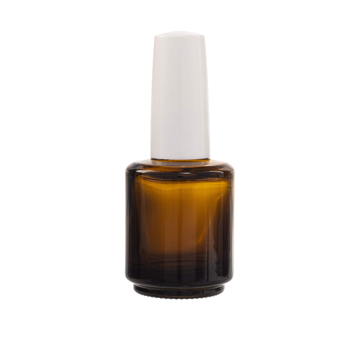 New High Glass Glass Bottle Footed Round Amber