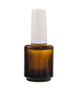 New High Glass Glass Bottle Footed Round Amber