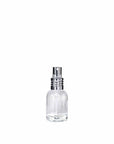 New High Glass Glass Bottle Lassen Spray Pump w clip (No Overcap) / Silver / Case (160pcs) Begonia 15 ML 18/415