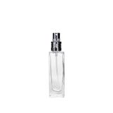 New High Glass Glass Bottle Lassen Spray Pump w Clip (No overcap) / Silver / Case (216pcs) Zinnia Slim 30 ML 18/415