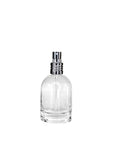 New High Glass Glass Bottle Lassen Spray Pump w Clip (No overcap) / SIlver / Case (70 pcs) Begonia 50 ML 18/415
