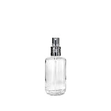 New High Glass Glass Bottle Lassen Spray pump with clip (No Overcap) / Silver / Case (96pcs) Daphne 50ml 18/415