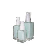 New High Glass Glass Bottle Zinnia Skincare