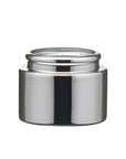 New High Glass Perfume Collar Shiny Silver - 15mm Band Collars
