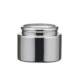 New High Glass Perfume Collar Shiny Silver - 15mm Band Collars