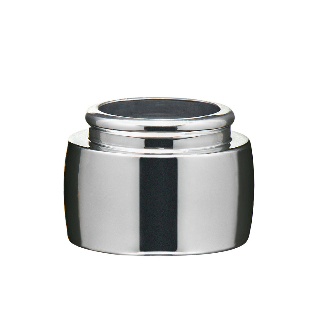 New High Glass Perfume Collar Shiny Silver Orbit Collars