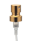 New High Glass Spray Pumps 15mm / Shiny Gold/Shiny Gold/Natural Spray Crimp Pump