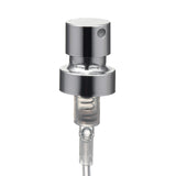 New High Glass Spray Pumps 15mm / Shiny Silver/Shiny Silver/Natural Spray Crimp Pump