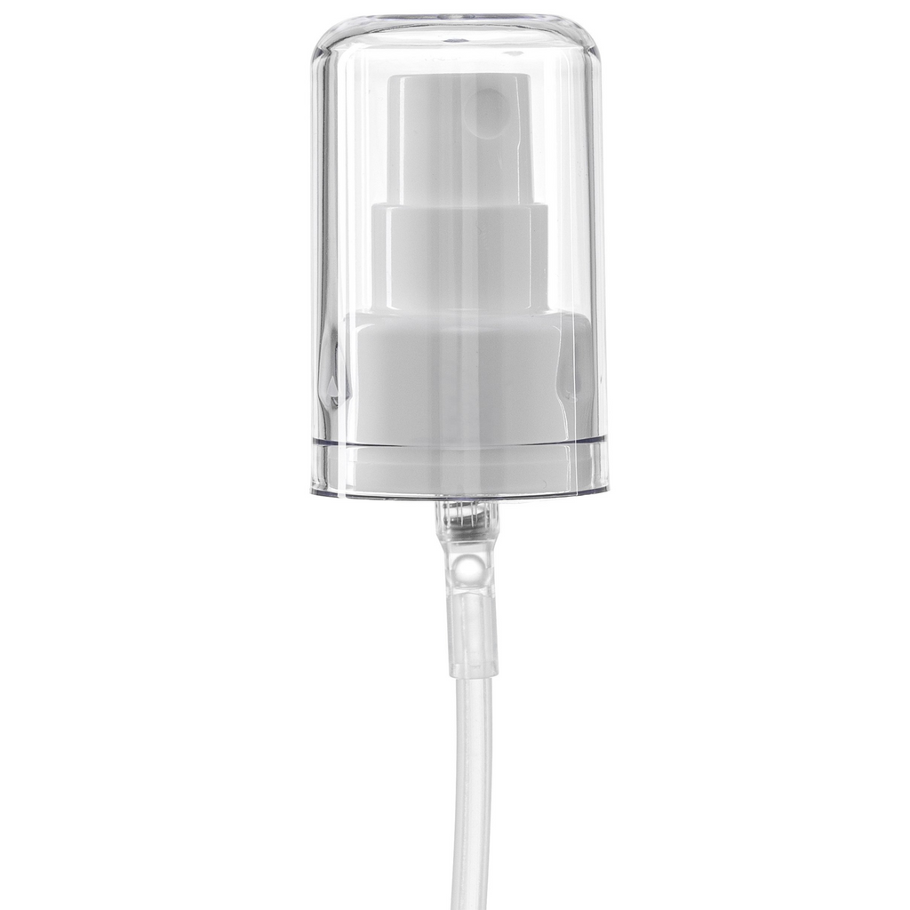 New High Glass Spray Pumps 18/415 / White / Case Everest Spray Pump with Overcap