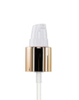 New High Glass Treatment Pumps 20/400 / Shiny Gold/White / Case Long Neck 20/400 Treatment Pumps